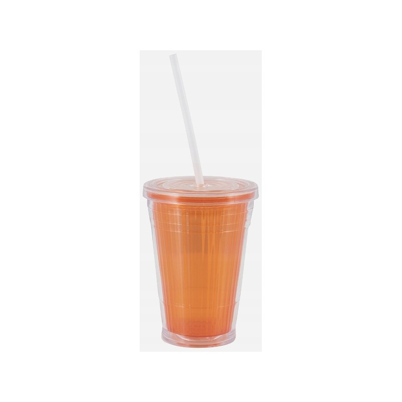 Gimex cup with lid and straw 500 ml