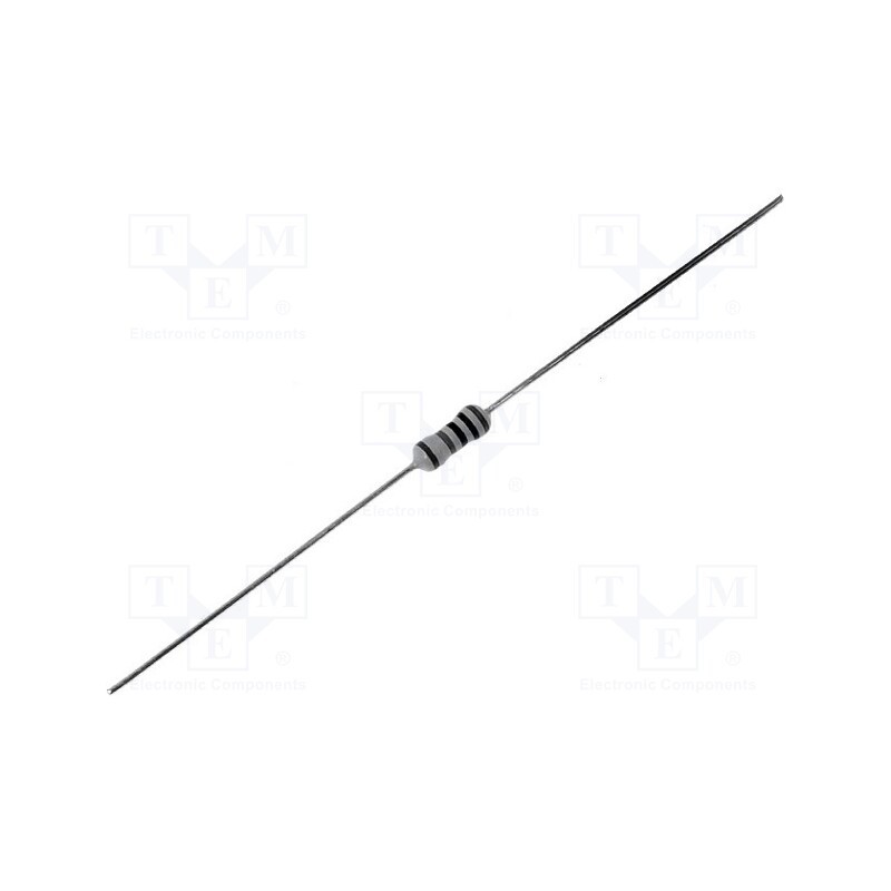 20 pcs x ROYAL OHM - MF006JJ082KA50 - Resistor: metal film, THT, 820mΩ, 0.6W, ±5%, Ø2.5x6.8mm, 200ppm/°C