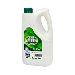 Camp green liquid for tourist toilets