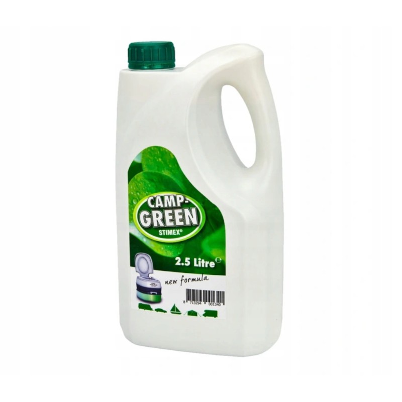 Camp green liquid for tourist toilets