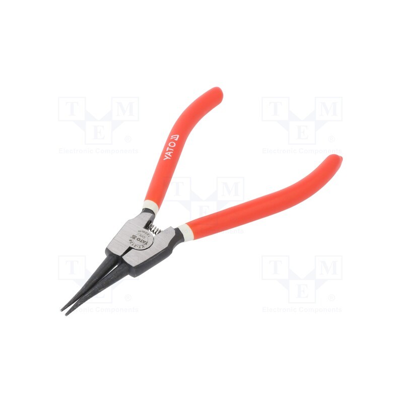 1 pcs x YATO - YT-2136 - Pliers, for circlip, external, Pliers len: 180mm, straight