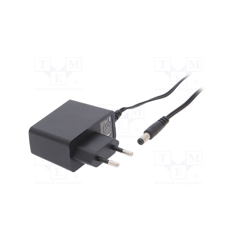 1 pcs x ESPE - PRO0808W2E - Power supply: switched-mode, plug, 7.5VDC, 1A, 7.5W, Plug: EU, 80.3%
