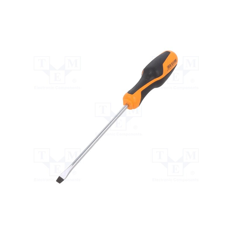 1 pcs x BETA - 12600040 - Screwdriver, slot, 5,5x1,0mm, BETAGRIP, Blade length: 125mm