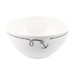 Set of 6 anchor bowls with a line for a yacht boat