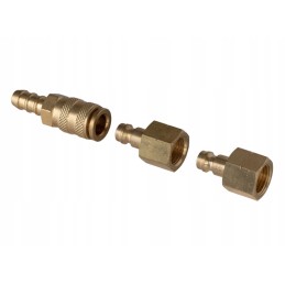 Double brass quick connector cadac
