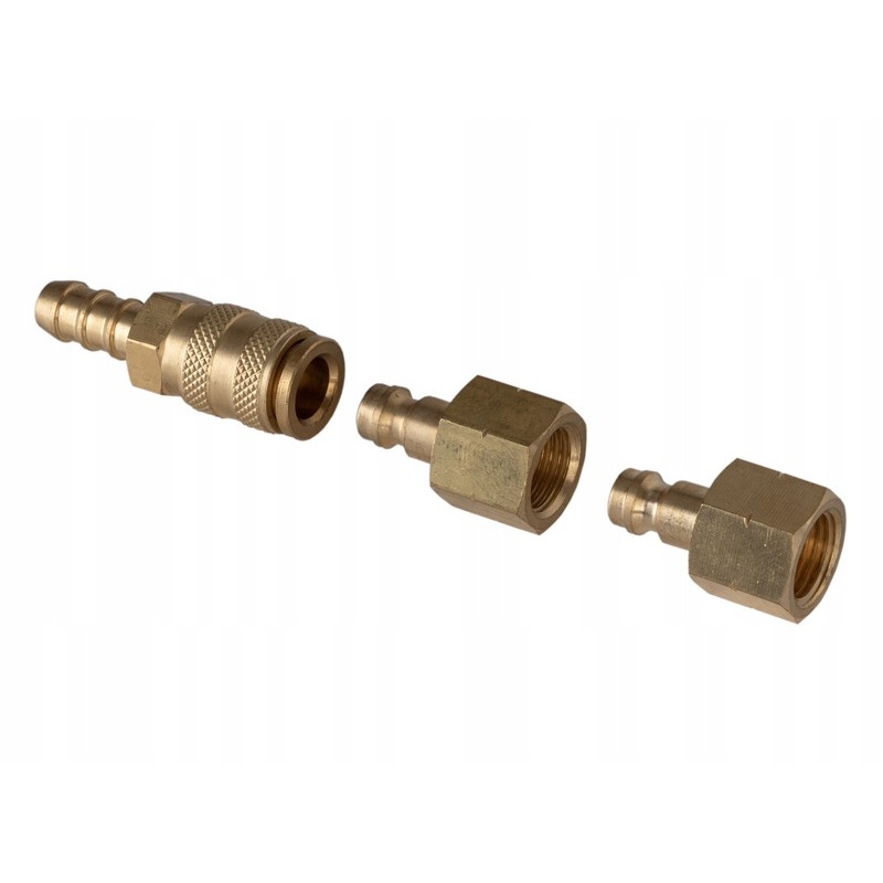 Double brass quick connector cadac