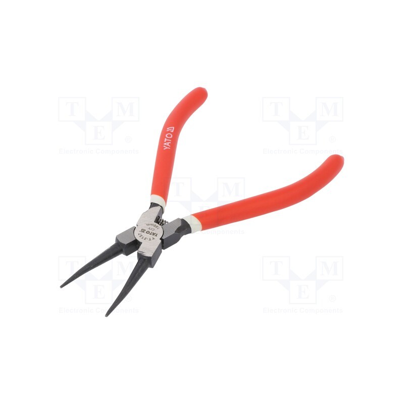 1 pcs x YATO - YT-2137 - Pliers, for circlip, internal, Pliers len: 180mm, straight