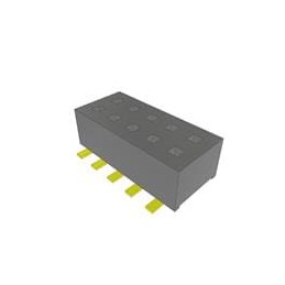 1 pcs : CLP-105-02-G-D-TR - Headers & Wire Housings Low Profile Dual-Wipe Socket, .050' Pitch