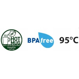 Brunner mug abs aquarius melamine mug 300 ml