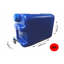Banka canister water container with tap 20l