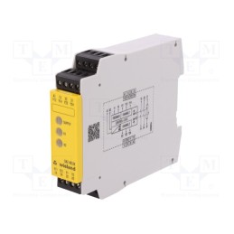 1 pcs x WIELAND - R1.188.0530.1 - Module: safety relay, Usup: 24VAC, 24VDC, Contacts: NC + NO x2
