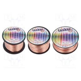 1 rol x TASKER - TSK-61-20 - Wire: loudspeaker cable, 2x0.5mm2, stranded, CCA, transparent