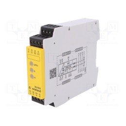 1 pcs x WIELAND - R1.188.1810.0 - Module: safety relay, Usup: 24VAC, 24VDC, Contacts: NC + NO x3