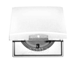 Cover for Integro Berker socket, white