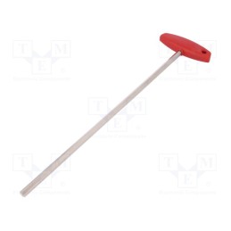 1 pcs x WIHA - 929 - Wrench, hex key, HEX 8mm, Overall len: 182mm, Kind of handle: T