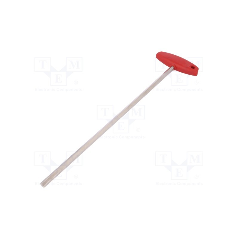 1 pcs x WIHA - 929 - Wrench, hex key, HEX 8mm, Overall len: 182mm, Kind of handle: T