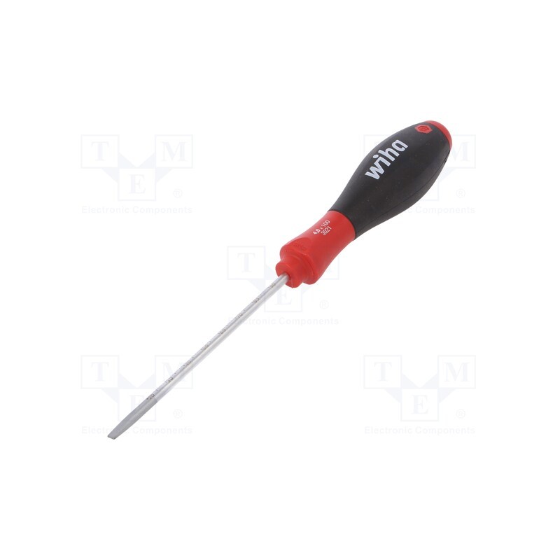 1 pcs x WIHA - 36085 - Screwdriver, slot, 4,0x0,8mm, fitted with graduated scale