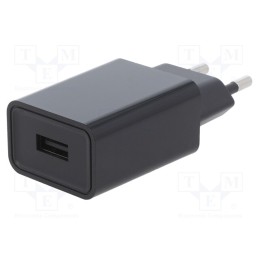 1 pcs x POS - POSC05100A-USB - Power supply: switched-mode, plug, 5VDC, 1A, 5W, Plug: EU, Out: USB