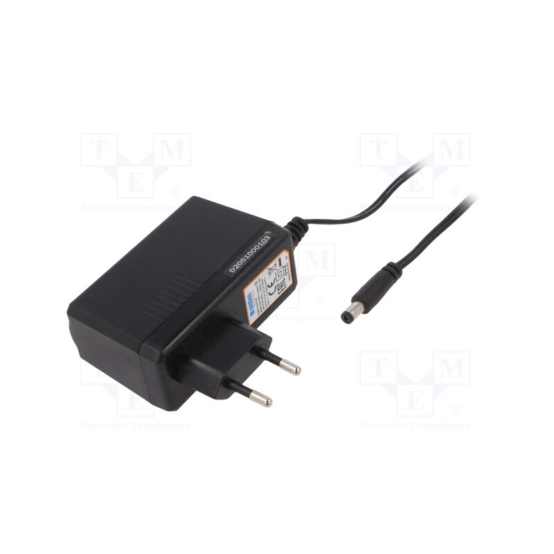 1 pcs x AIMTEC - AMA36ER4-120250Y - Power supply: switched-mode, plug, 12VDC, 2.5A, 30W, Plug: EU, 87%