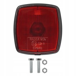 Red rear position lamp 66x62mm proplus
