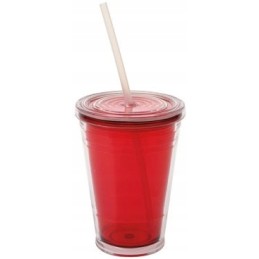 Gimex cup with lid and straw 500 ml