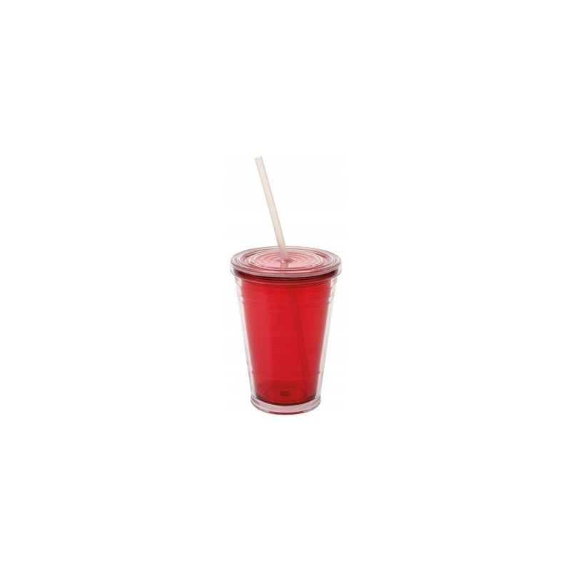 Gimex cup with lid and straw 500 ml