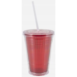 Gimex cup with lid and straw 500 ml