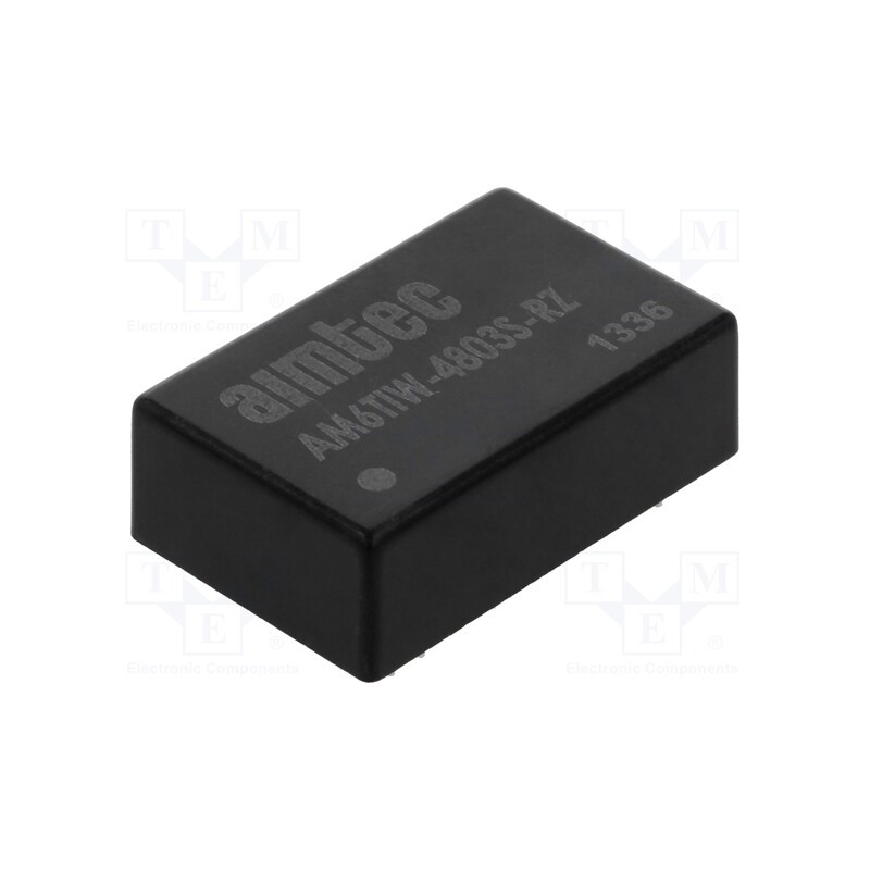 1 pcs x AIMTEC - AM6TIW-4803S-RZ - Converter: DC/DC, 6W, Uin: 18÷75V, Uout: 3.3VDC, Iout: 1.4A, DIP24