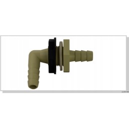 Grommet connector for water tank, camper trailer connection