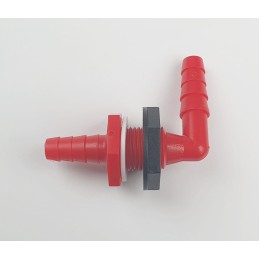 Grommet connector for water tank, camper trailer connection