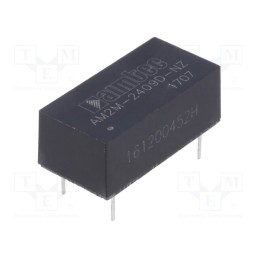 1 pcs x AIMTEC - AM2M-2409D-NZ - Converter: DC/DC, 2W, Uin: 21.6÷26.4V, Uout: 9VDC, Uout2: -9VDC