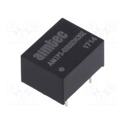 1 pcs x AIMTEC - AM1PS-0505DH30Z - Converter: DC/DC, 1W, Uin: 4.5÷5.5V, Uout: 5VDC, Uout2: -5VDC, DIP8