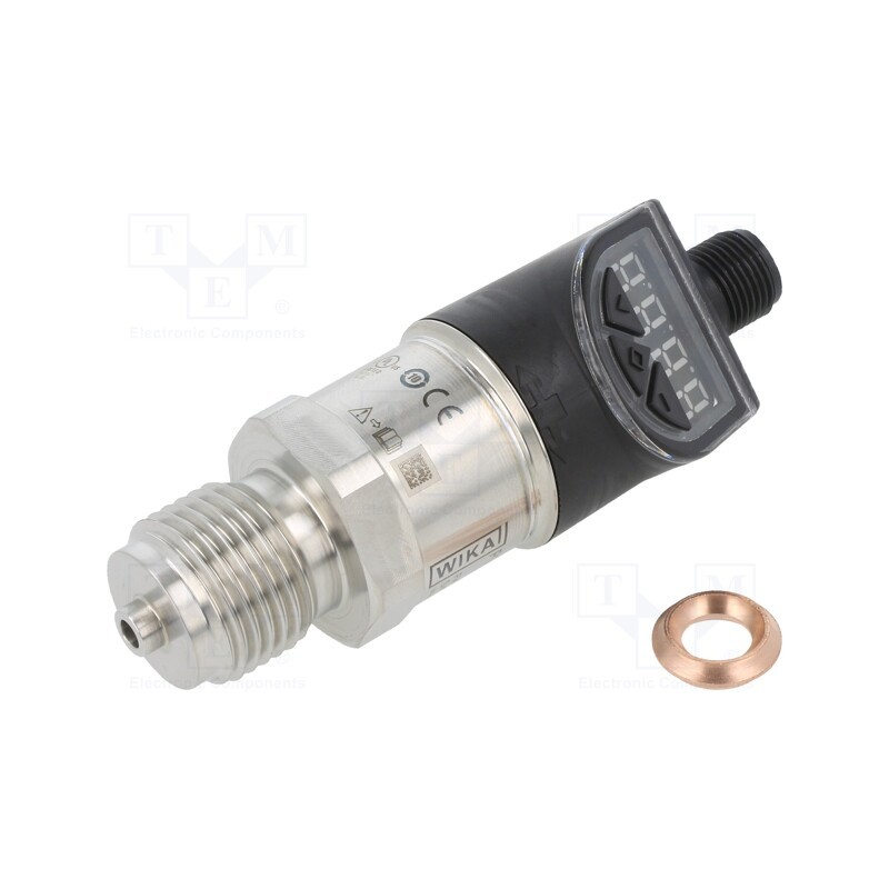 1 pcs x WIKA - 31200754 - Module: transducer, pressure, 0÷6bar, OUT: 3, OUT 1: PNP, OUT 2: PNP