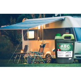 Toilet 5l Green ABC liquid for tourist toilets