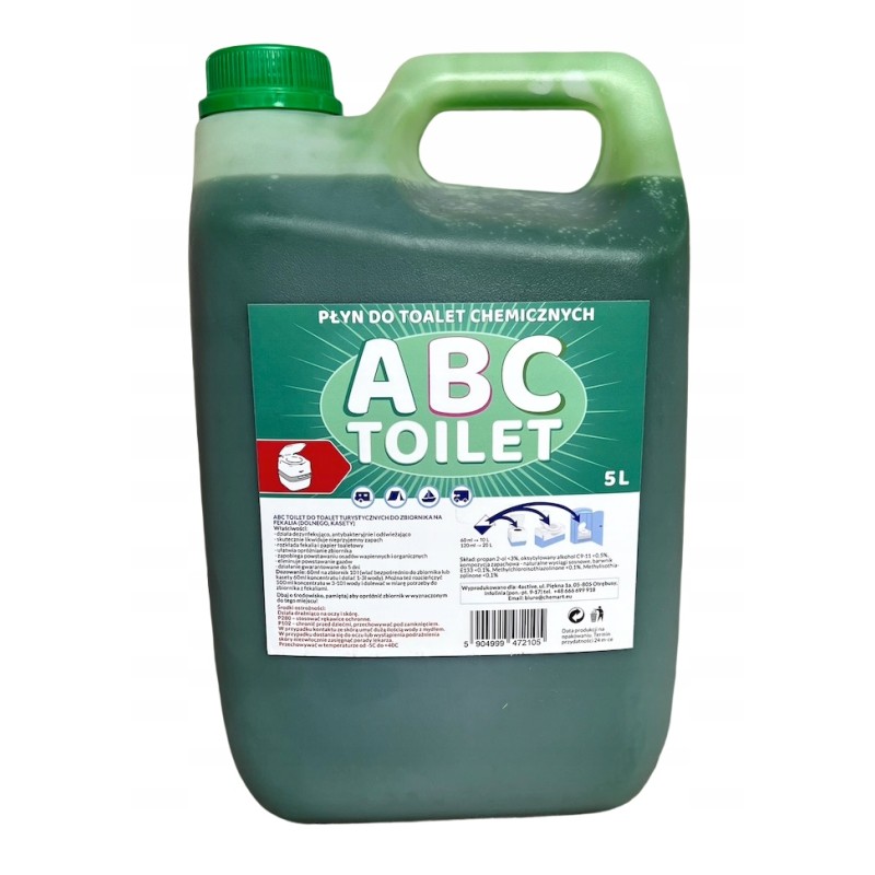 ABC Toilet 5l green liquid for tourist toilets