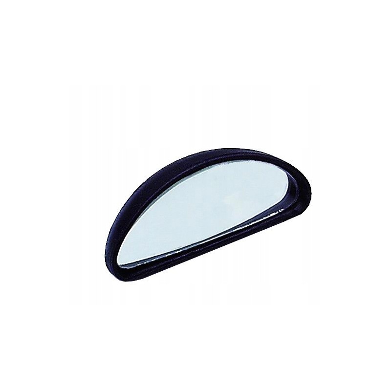 A car mirror with an additional blind spot