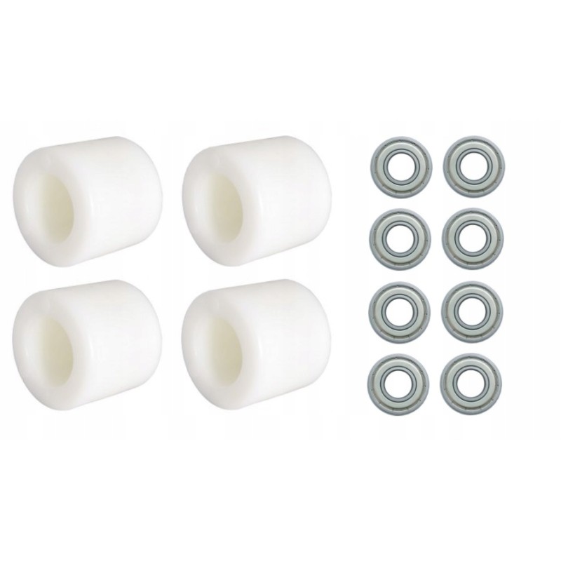 Set of rollers with tandem bearings, AC25 carriage