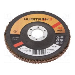 1 pcs x 3M - 7100011310 - Flap grinding wheels, Ø: 125mm, Øhole: 22.23mm, Granularity: 40
