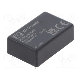 1 pcs x XP POWER - JCB0312S09 - Converter: DC/DC, 3W, Uin: 9÷18V, Uout: 9VDC, Iout: 333mA, 400kHz