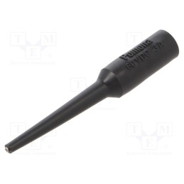 1 pcs x POMONA - 4690-0 - Probe tip, 3A, black, Tip diameter: 0.76mm, Socket size: 4mm, 70VDC