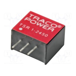 1 pcs x TRACO POWER - TSR 1-2425 - Converter: DC/DC, Uin: 4.6÷36V, Uout: 2.5VDC, Iout: 1A, SIP3, 500kHz