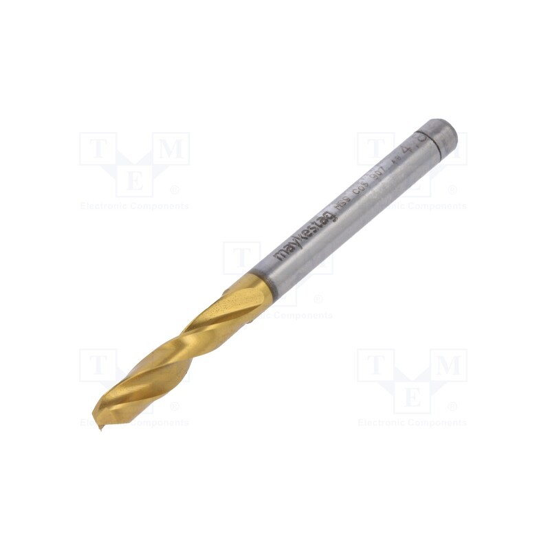 1 pcs x ALPEN-MAYKESTAG - 90700480100 - Drill bit, for metal, Ø: 4.8mm, L: 62mm, Working part len: 26mm