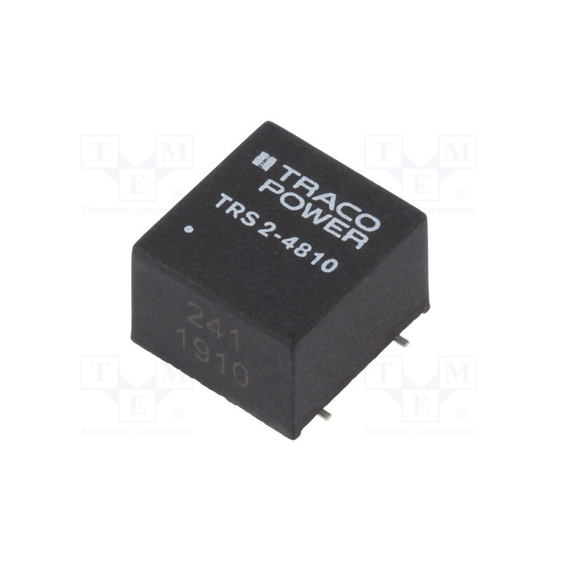 1 pcs x TRACO POWER - TRS 2-4810 - Converter: DC/DC, 2W, Uin: 36÷75V, Uout: 3.3VDC, Iout: 500mA, SMD