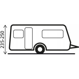 Inflatable vestibule awning for skia 300 aerocampin brunner camper