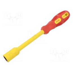1 pcs x BM GROUP - BM1157 - Screwdriver, insulated, 6-angles socket, HEX 13mm