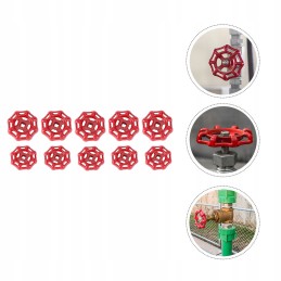 Red accessories gate valve handle for faucet and water