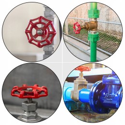 Red accessories gate valve handle for faucet and water