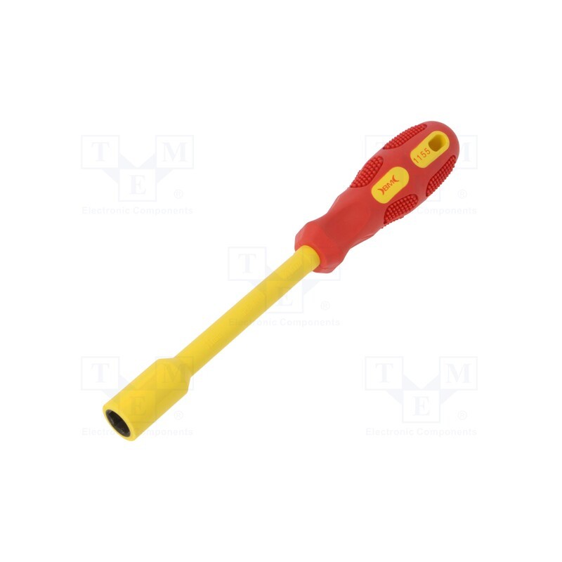 1 pcs x BM GROUP - BM1155 - Screwdriver, insulated, 6-angles socket, HEX 11mm