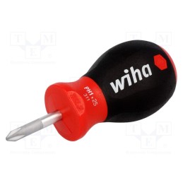 1 pcs x WIHA - 26968 - Screwdriver, Phillips, PH1, SoftFinish®, Blade length: 25mm