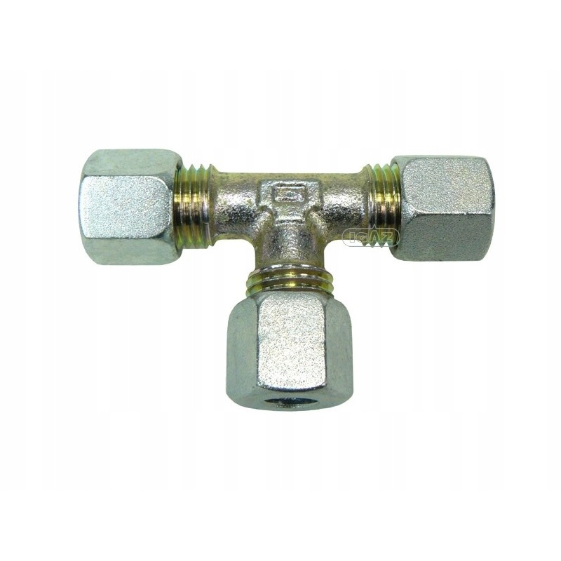 Tee connector, fi8 rvs8 pipe, gas branch